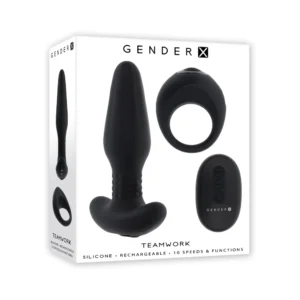 Evolved Novelties Gender X Teamwork Vibrating Remote Control Couple's Sex Toy Kit