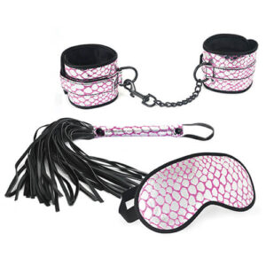 Spartacus Faux Leather Bondage Kit - Pink