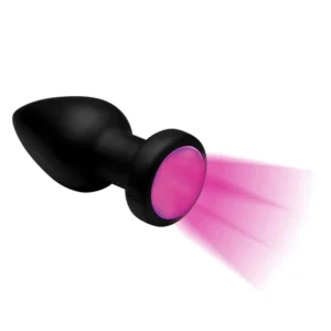 Booty Sparks 7-Mode Vibrating Strobe Light Rechargeable Butt Plug - Small