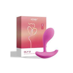 Honey Play Box Oly 2 Pressure Sensing, App Enabled Wearable Clit & G-Spot Vibrator - Pale Pink