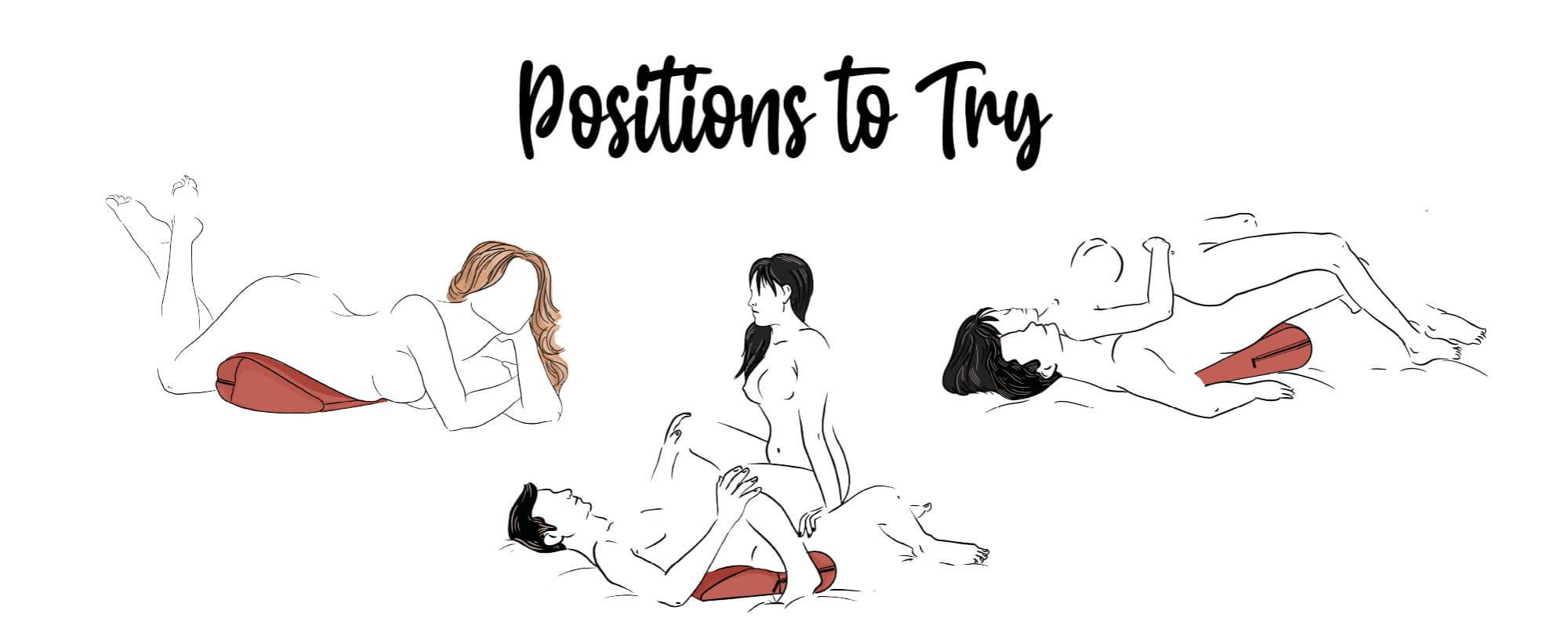 Liberator JAZ Original Sex Pillow - Positions to Try