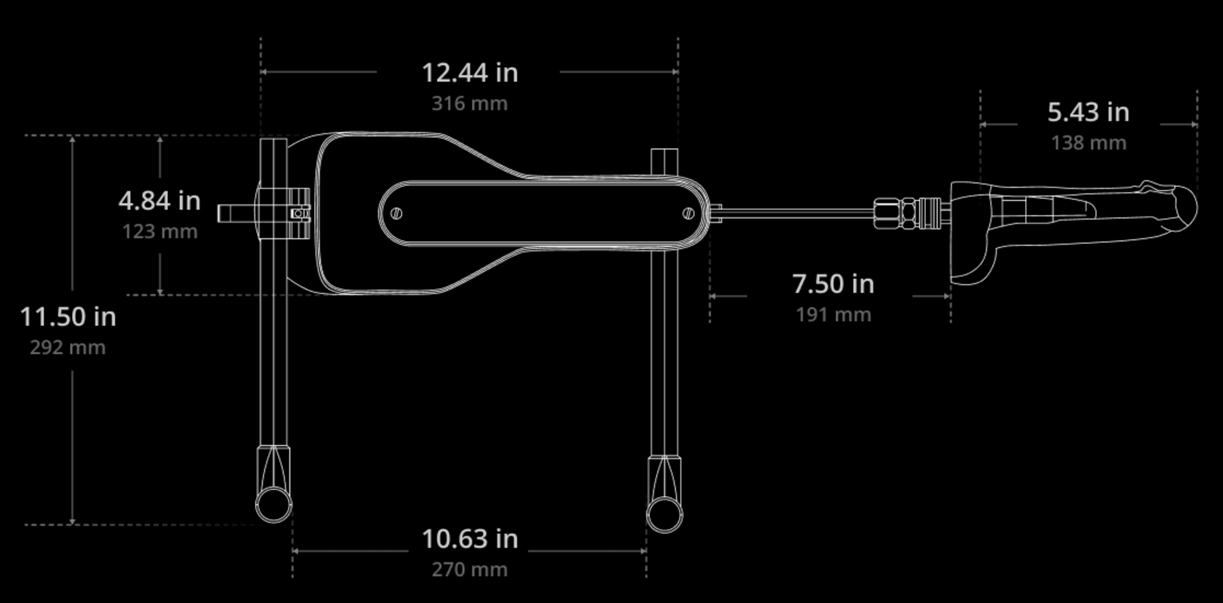 Lovense Mini Sex Machine Dimensions