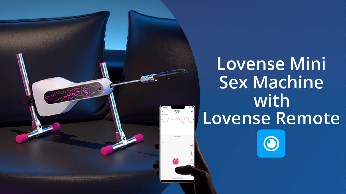 Lovense Mini Sex Machine with Lovense Remote