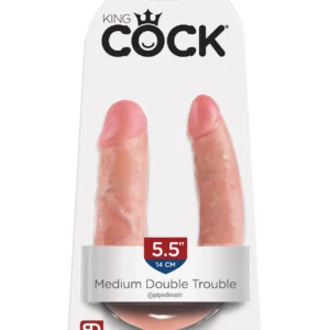 Pipedream King Cock Medium Double Trouble Dildo