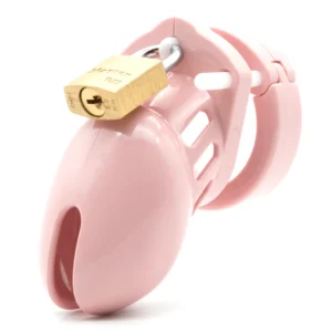 Pink CB-6000S 2.5-inch Chastity Cock Cage Kit