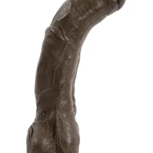 Doc Johnson Signature Cocks Black Thunder 12-inch Realistic Cock