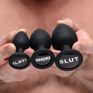 Master Series Dirty Words Anal Plug Set