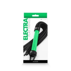 NS Novelties Electra Play Things Flogger - Green