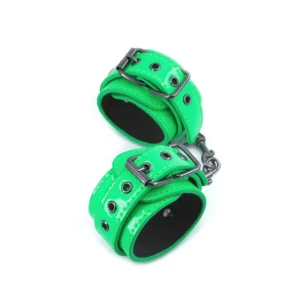 NS Novelties Electra Play Things Wrist Cuffs - Green