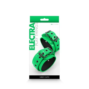 NS Novelties Electra Play Things Wrist Cuffs - Green