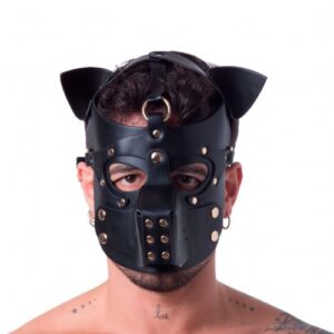 665, Inc. Bondage Pup Hood - Black BDSM Fetish Gear