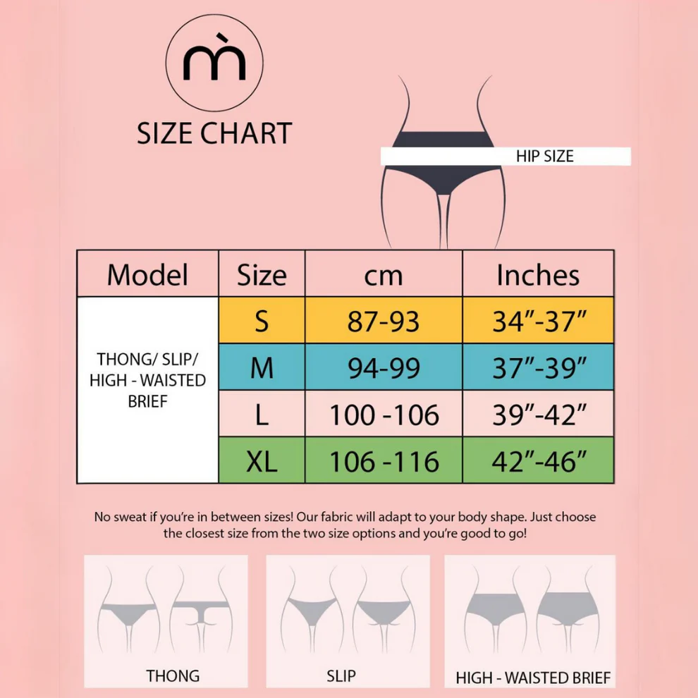 mememe | PANTY for Women Size Chart