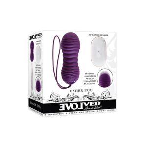 Evolved | Eager Egg Remote-Controlled Vibrating & Thrusting Egg