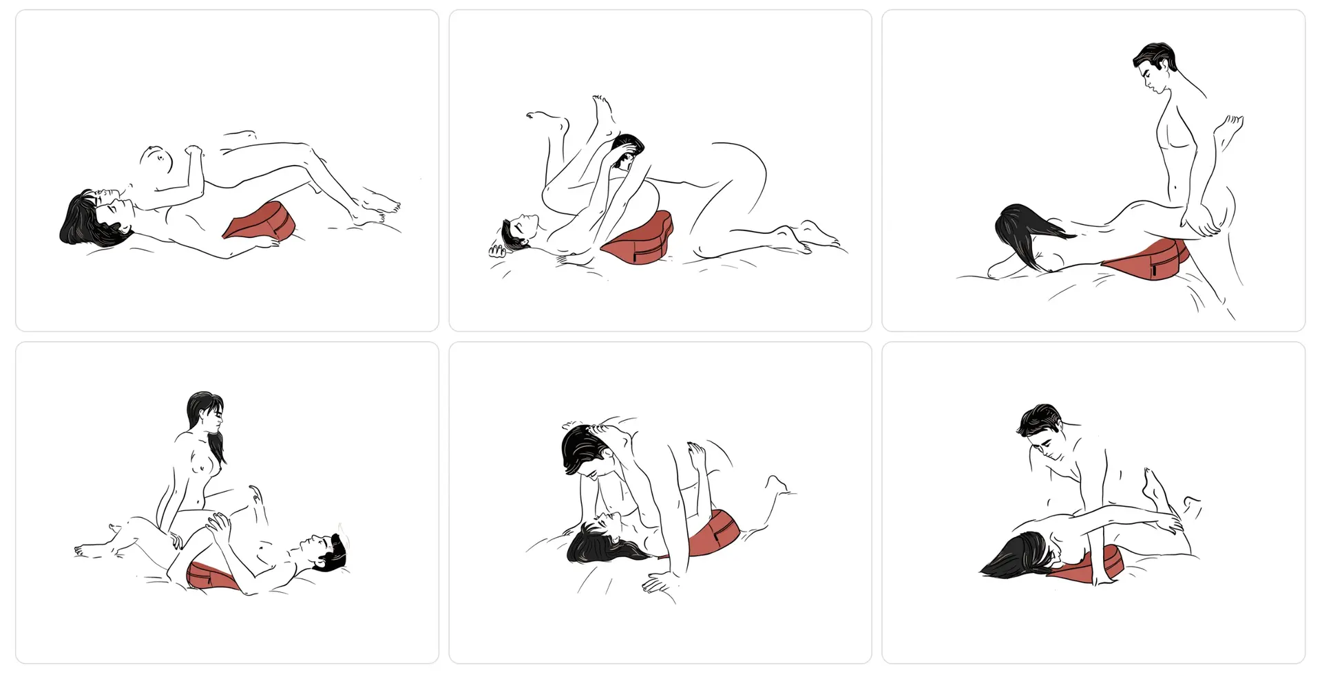 Sex positions wedge pillow