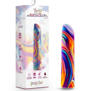 Limited Addiction By Blush - Psyche Power Vibe Rainbow Vibrator with Powerful RumboTech Technology