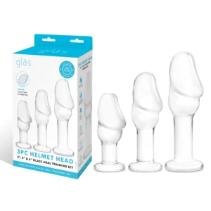 Gläs 3PC Helmet Head 4, 5 & 6 Glass Anal Training Kit