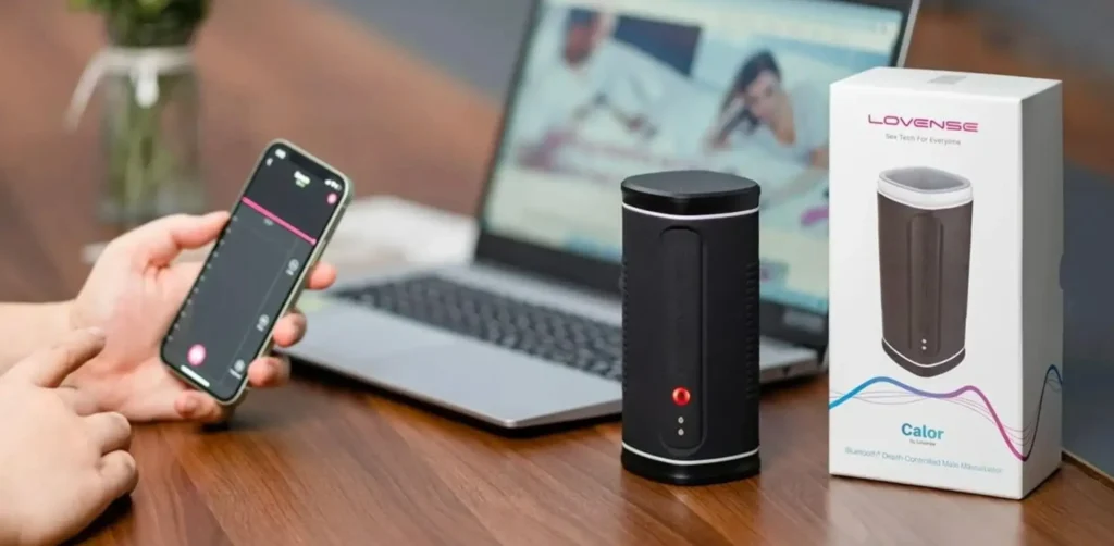 Lovense Calor Bluetooth Remote Control Pocket Pussy - Vibrations Your Way