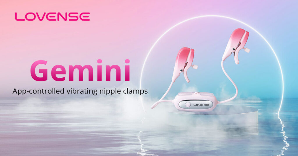 Lovense | Gemini App-Controlled Vibrating Nipple Clamps