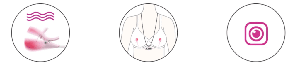 Lovense Gemini App-Controlled Vibrating Nipple Clamps - Adjustable, Wearable, Unlimited Play